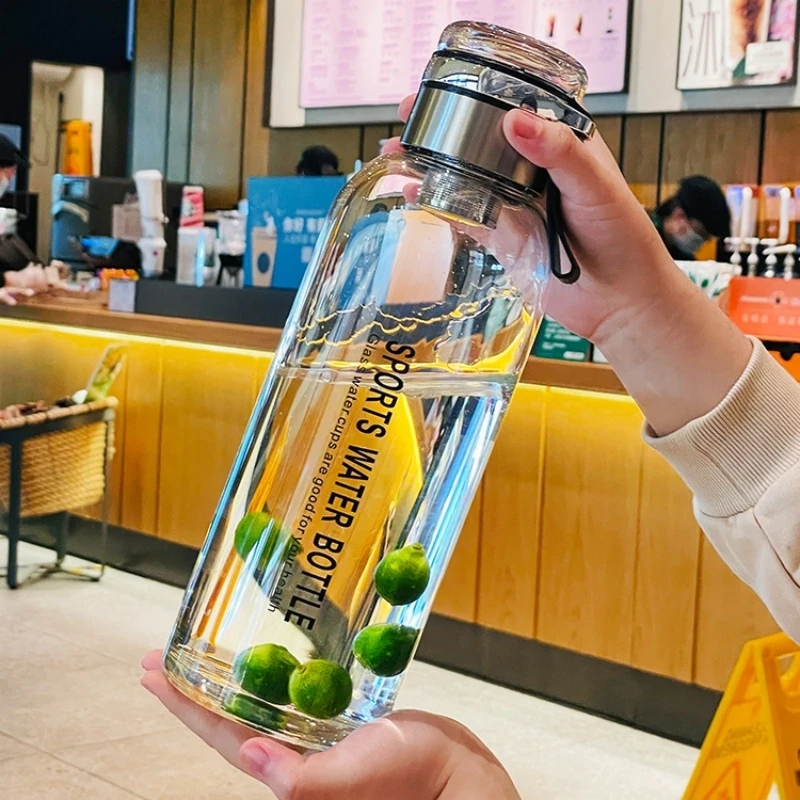 2L Large Capacity Water Bottle Transparent Milk Juice Cup Ou