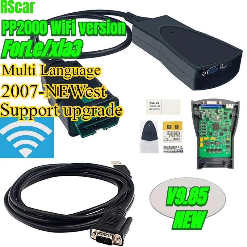 Фото 2025 WIfi USB версия PP2000 V9.150 V9.85 профессиональные диагностические инструменты для Lexia 3 OBD2 Diagbox для автосканера Citroen/Peugeot №1
