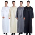 Новинка, мусульманская женская простая длинная рубашка унисекс с капюшоном, халат, Ближний Восток, Дубай, исламский мужской Малайзийский халат, абайя, Саудовский, арабский мужской юбба
