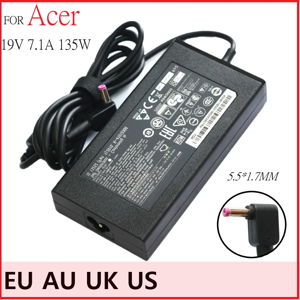 

19V 7.1A 135W lLptop AC Adapter Charger For ACER Aspire V17 Nitro 5 np515-52 pa-1131-16 ADP-135KB VX5 VN7-792G-59CL