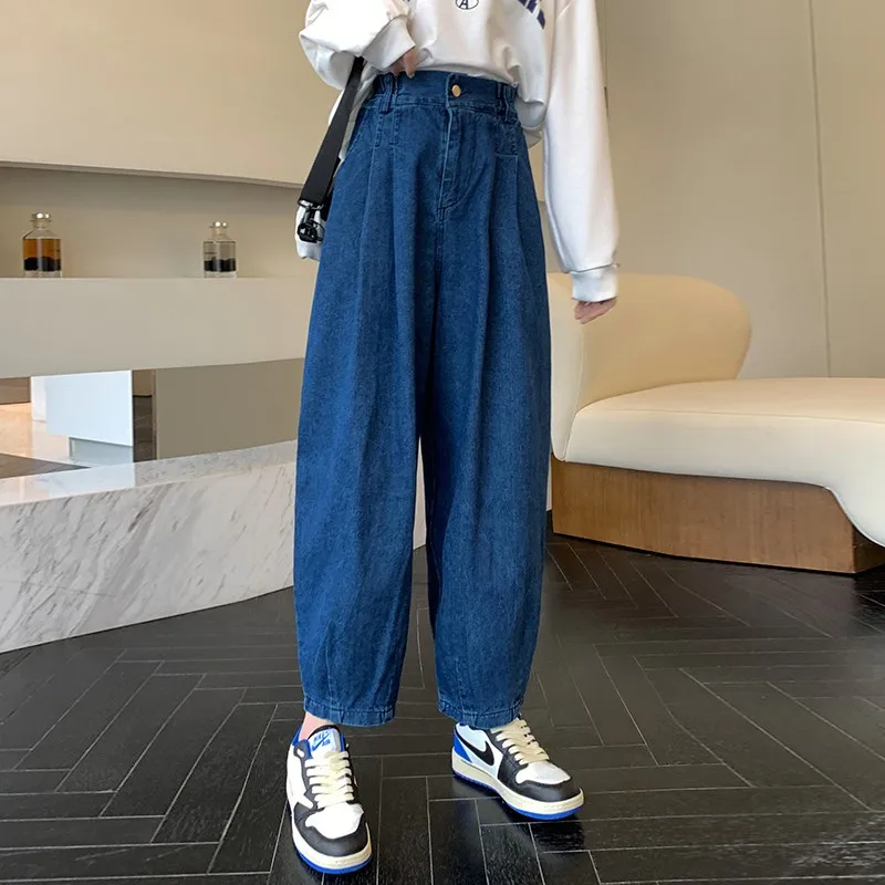 Женские повседневные джинсы-бойфренды Новое поступление 2024 осенняя винтажная