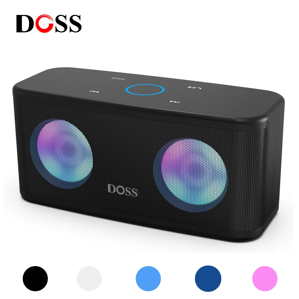 DOSS SoundBox Plus Portable Wireless Bluetooth Speaker TWS Stereo Bass Touch Control Laptop PC Computer Sound Box Music Speakers