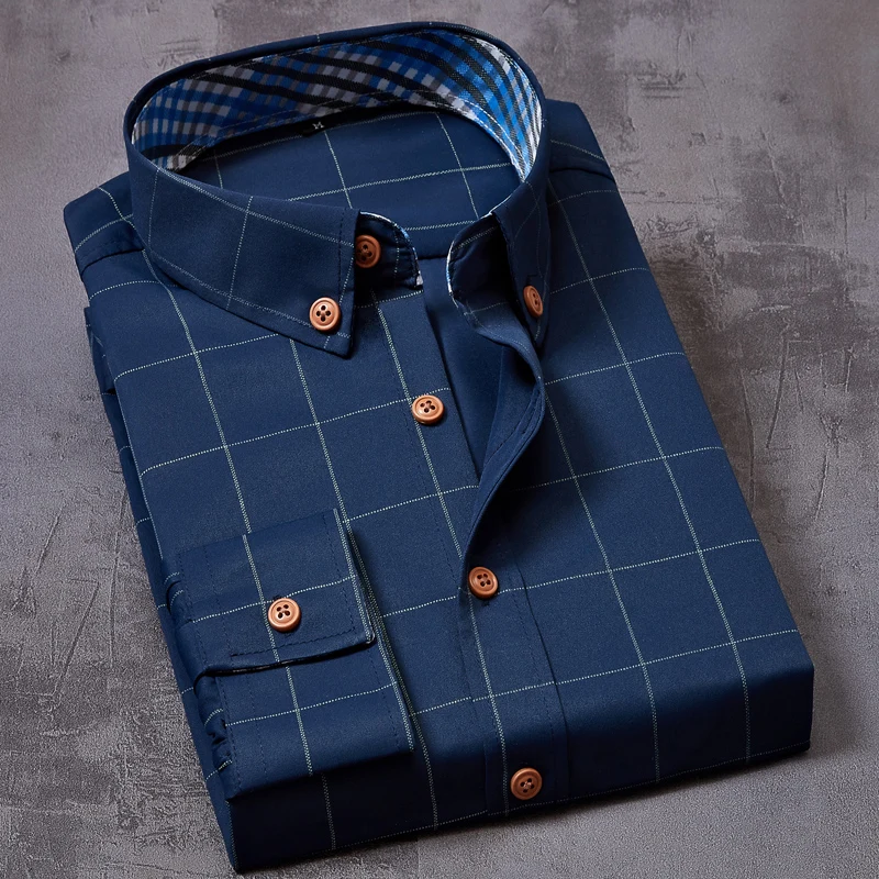 2020 Spring and Autumn New Cotton Printed Shirts Men's Long Sleeves Large Size Fashion Casual Outdoor Youth Shirts Men Clothing