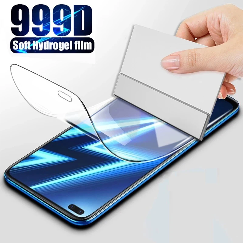 

Full Cover Hydrogel Film For Realme 7 6 Pro 6 7 5G 7i 5 3 2 Screen Protector For Realme X2 Pro X3 X7 X50 5G XT Film