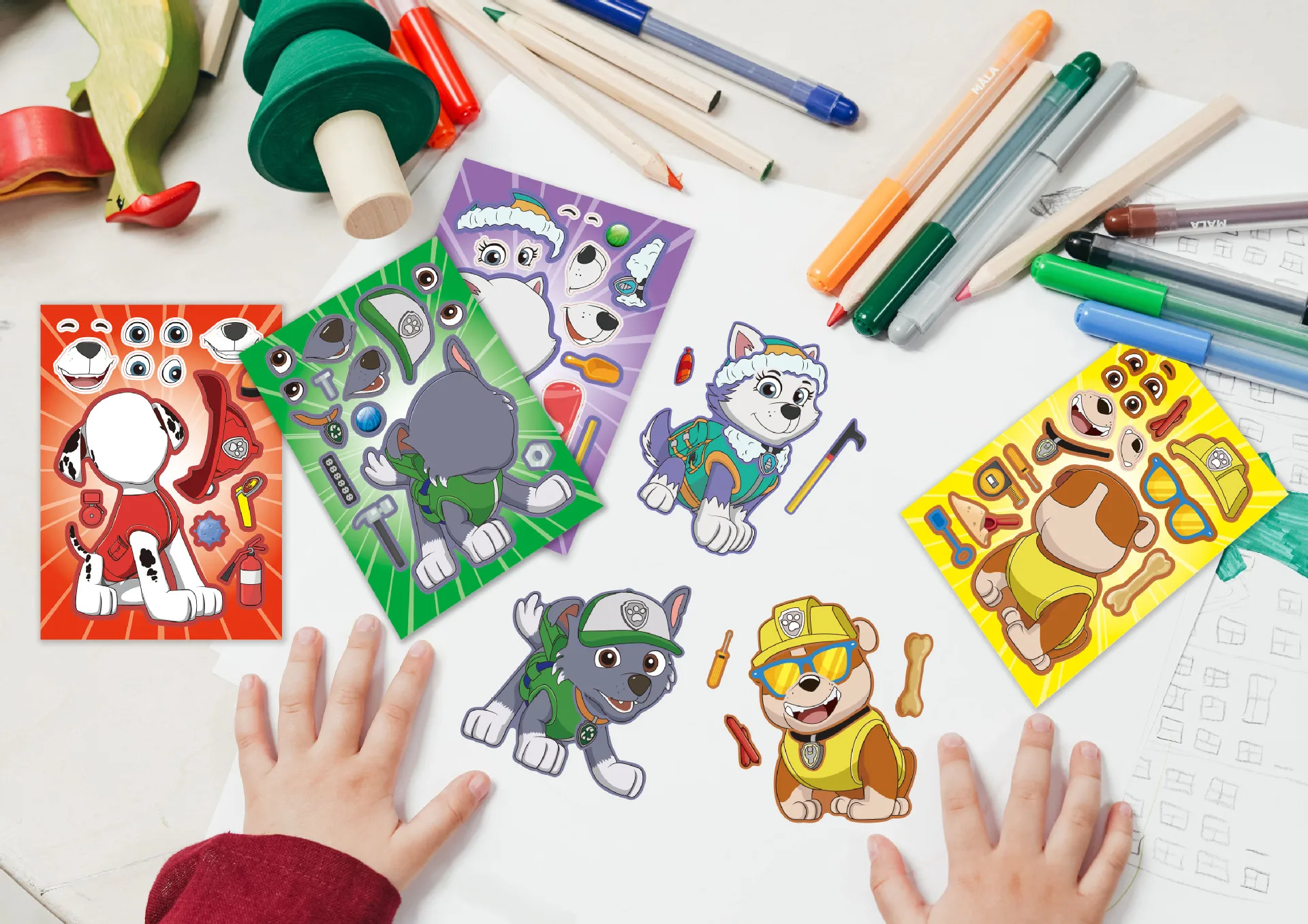 Милые картинки из м/ф Щенячий патруль 8/16 листов