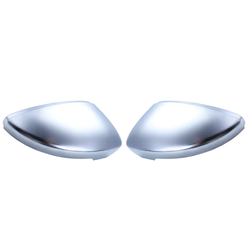 

1Pair Car Wing Mirror Caps Matt Chrome Mirror Cover Rearview Side Mirror Cap S Line for -Audi A4L A5 S4 S5