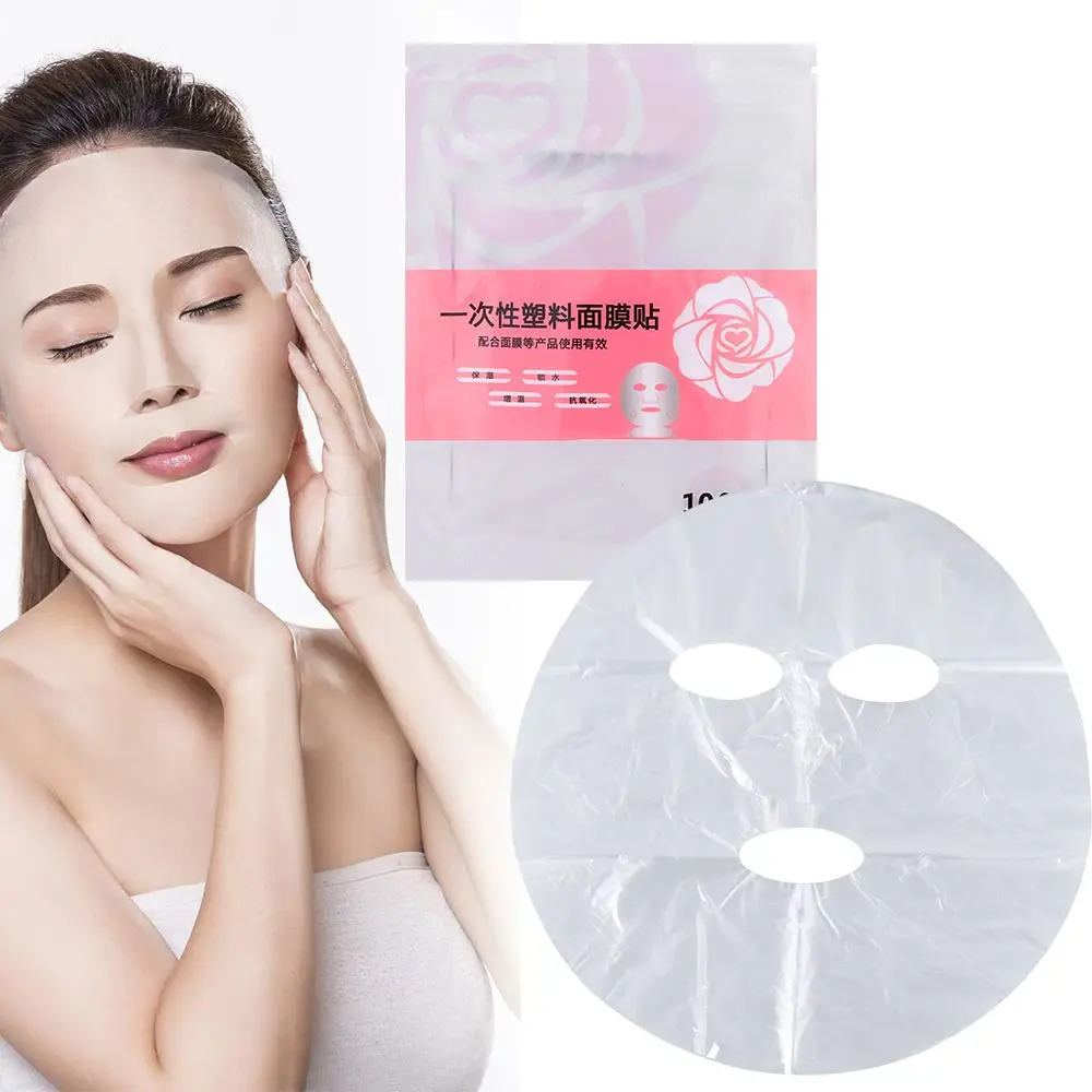 

Горячее предложение 100, безопасный инструмент для красоты, пластиковая прозрачная одноразовая бумажная пленка, уход за кожей, упаковка для ...