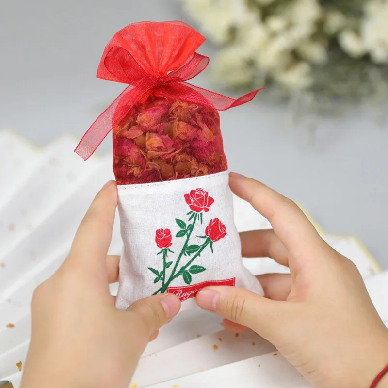 (100pcs/pack) Flowers roses&Lavender sachet gift packaging bags wholesale for your business