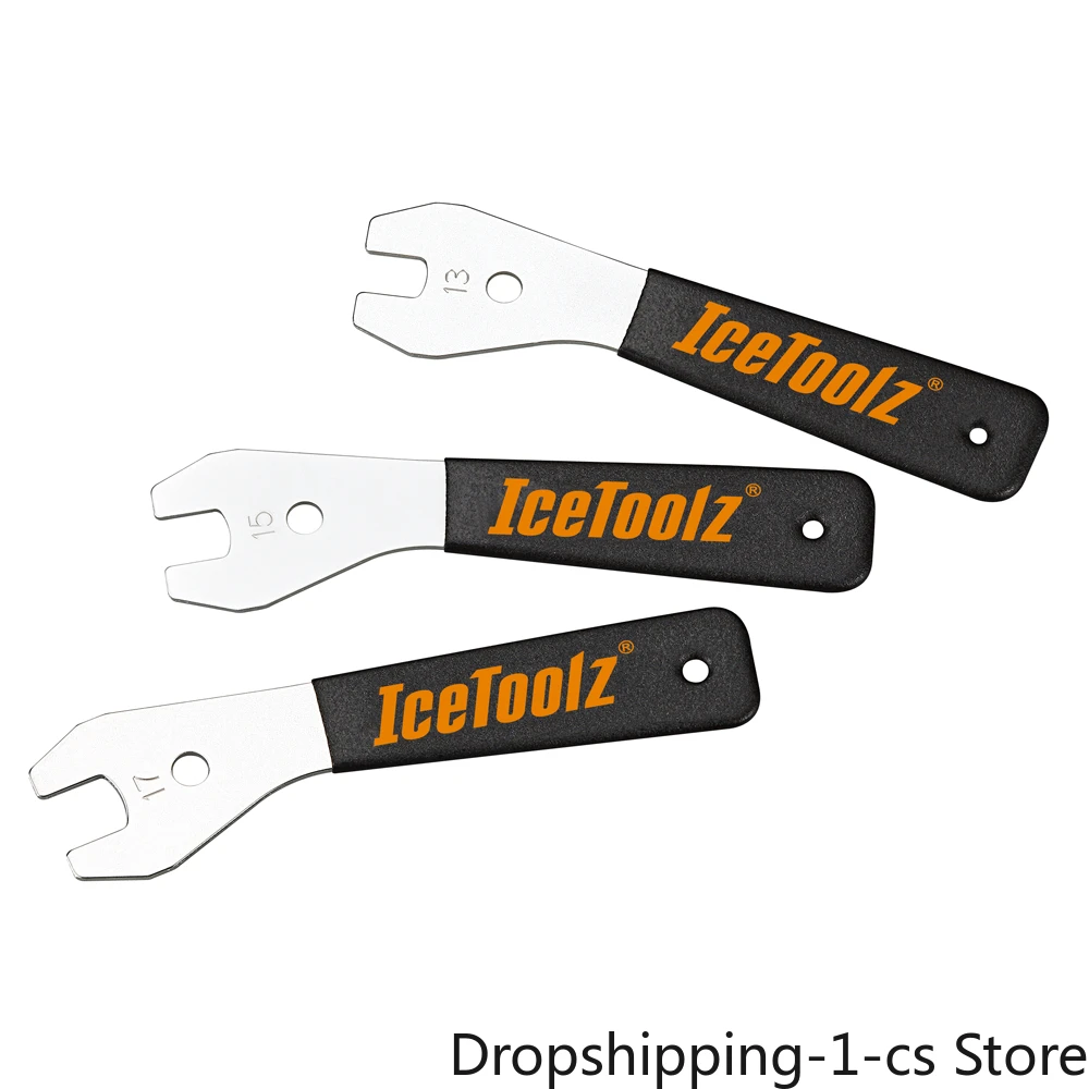 Набор велосипедных конусных ступичных ключей 3--13 15 17 мм Icetoolz 47X3 инструменты для