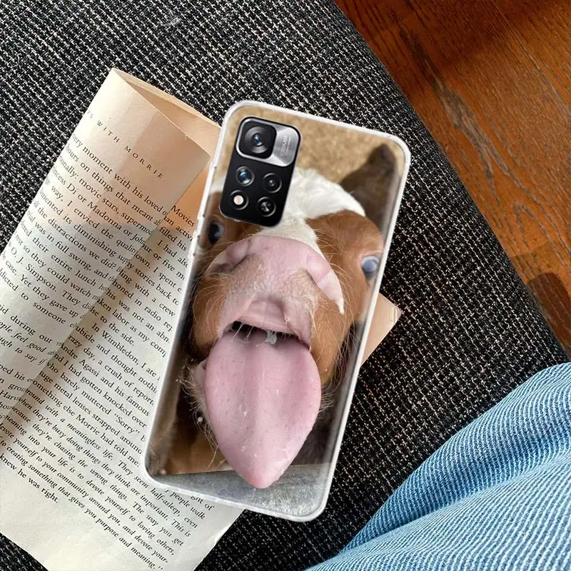Чехол для телефона Корова которая любит приклеить его язык Xiaomi Redmi Note 13 14 Pro Plus 13C 14C
