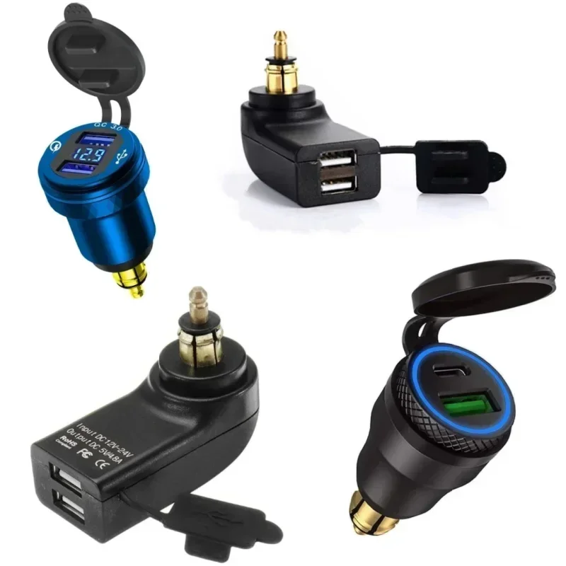 F800R QC3.0 Dual USB зарядное устройство адаптер питания Hella DIN разъем для BMW F750GS R1250GSA G650XGS