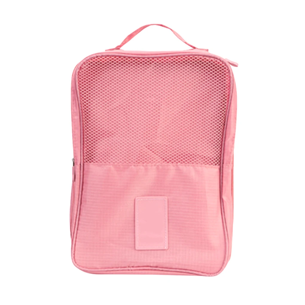 

Сумка для обуви для путешествий на открытом воздухе, портативный однотонный сетчатый карман, серый цвет