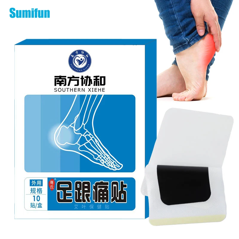 

10Pcs Heel Spur Pain Patches Herbal Medicine Tendonitis Foot Care Stickers Bone Spurs Achilles Health Treatment Medical Plaster