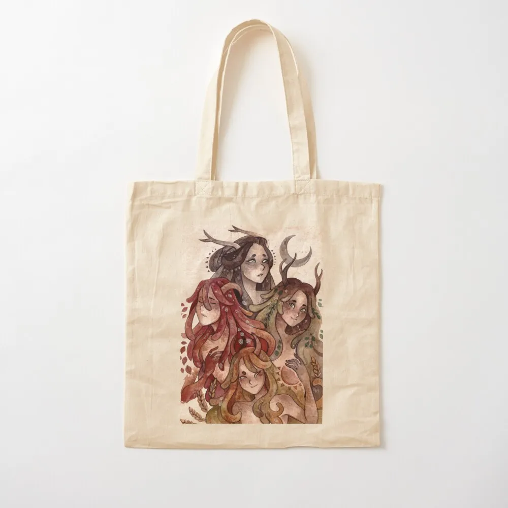 LUTINES OF THE SEASONS Tote Bag холщовая мужская сумка Canvas