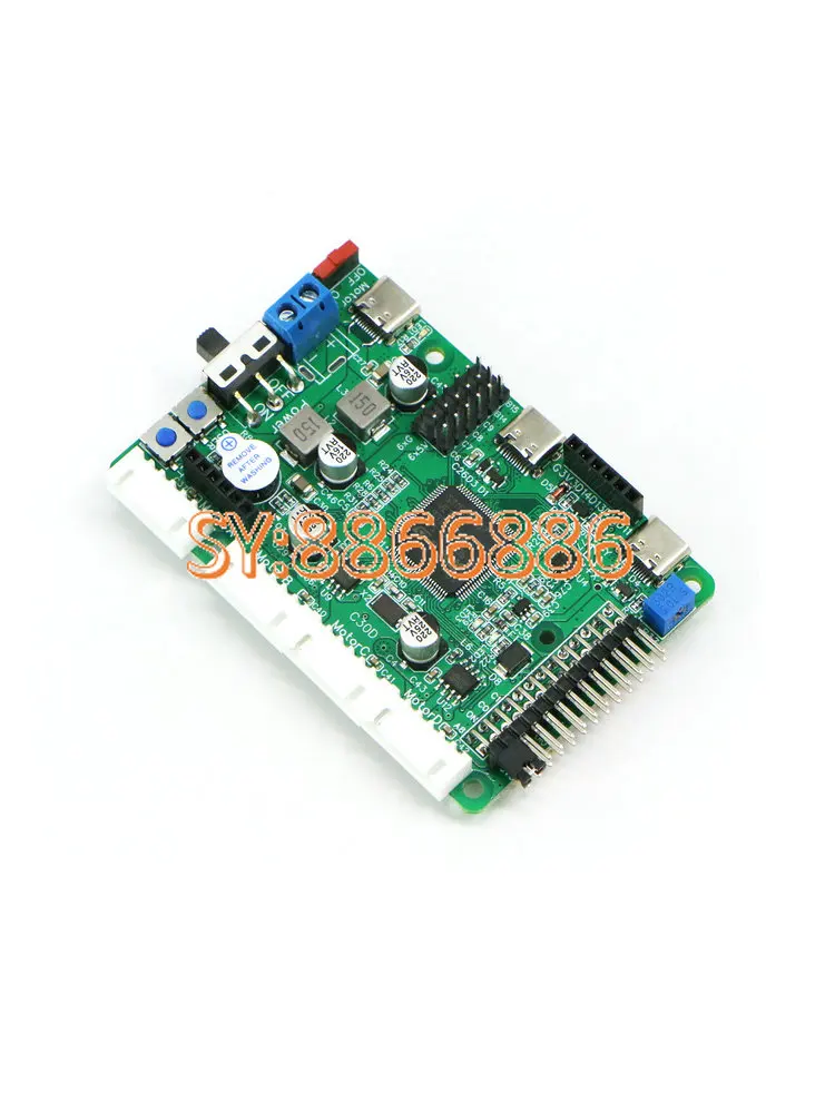 

Ros Robot Control Panel Stm32f407 Main Control Car Four-Wheel Drive Line Inspection Radar Obstacle Avoidance Follow Raspberry Pi