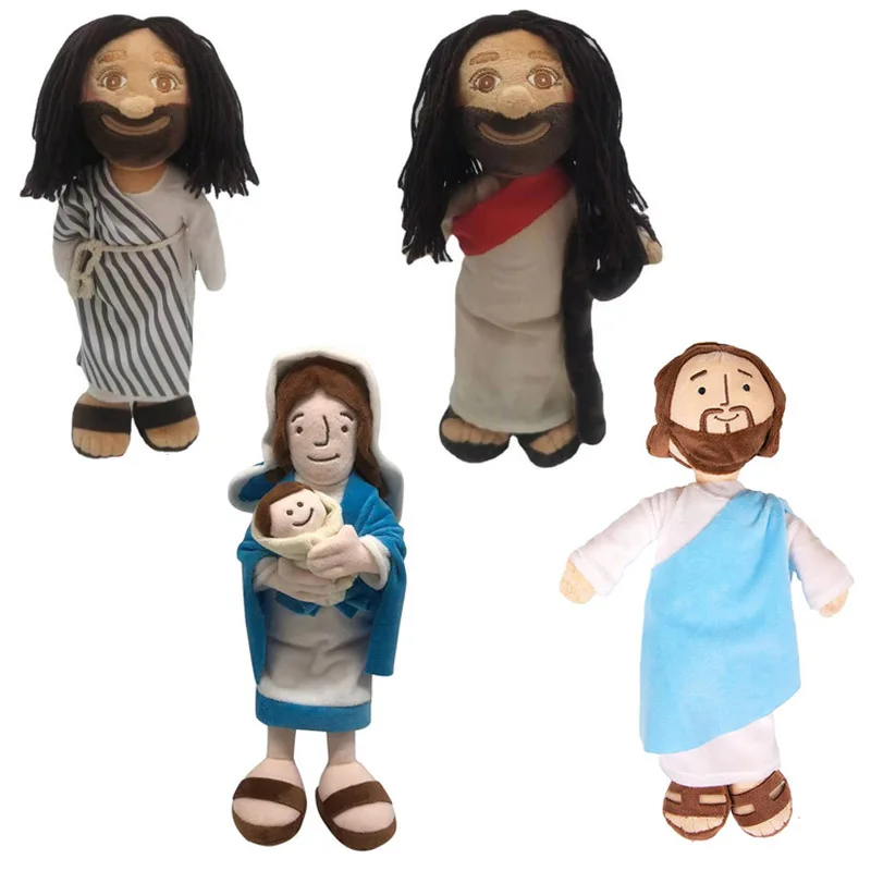 

13 Inch My Friend Jesus Plush Classic Christ Religious Savior Jesus Stuffed Plush Doll Toys with Smile Religious Party Favors Gi