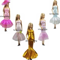 30cm fishtail little dress for barbie doll clothes party gown princess outfits for barbie clothes 16 dolls accessories kids toy