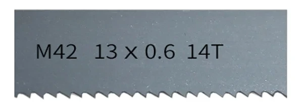 

Dekoly Набор из 3 пильных полотен по металлу, биметаллические M42, размеры 1140 x 13 x 0,65 мм 6 14 10/14 8/12 Полотна ленточной пилы TPI 1140 мм