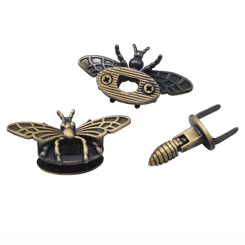 10pcs Diy Metal Turn lock for bag accessories for handbags /Purse twist lock Die casting shoulder bag locks