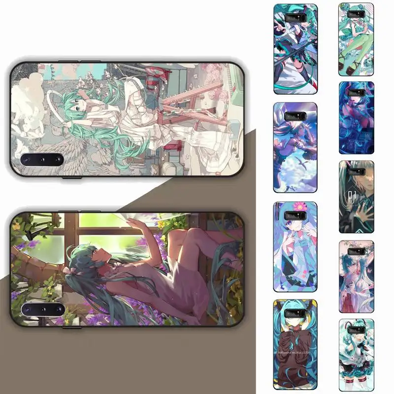 

BANDAI Hatsune Miku Phone Case for Samsung Note 5 7 8 9 10 20 pro plus lite ultra A21 12 72