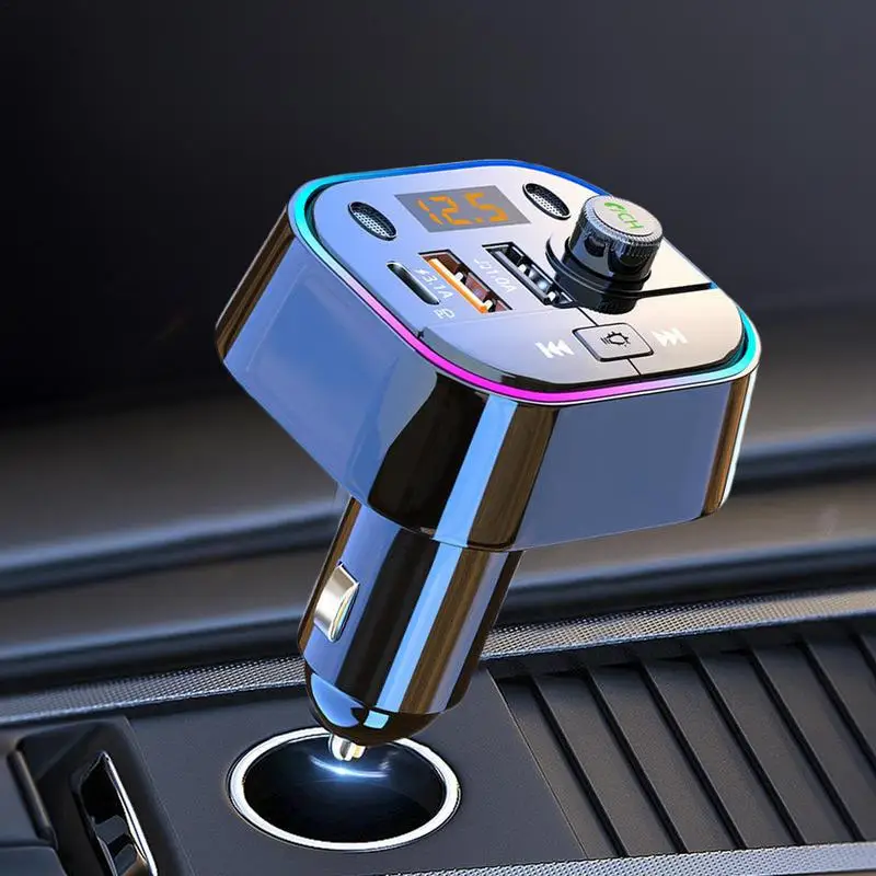 Автомобильный адаптер BT автомобильный радиоприемник FM-передатчик с компактным