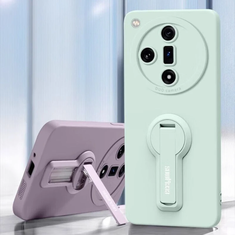 Чехол для OPPO Find X7 ультра противоударный мягкий жидкий силиконовый чехол защитная