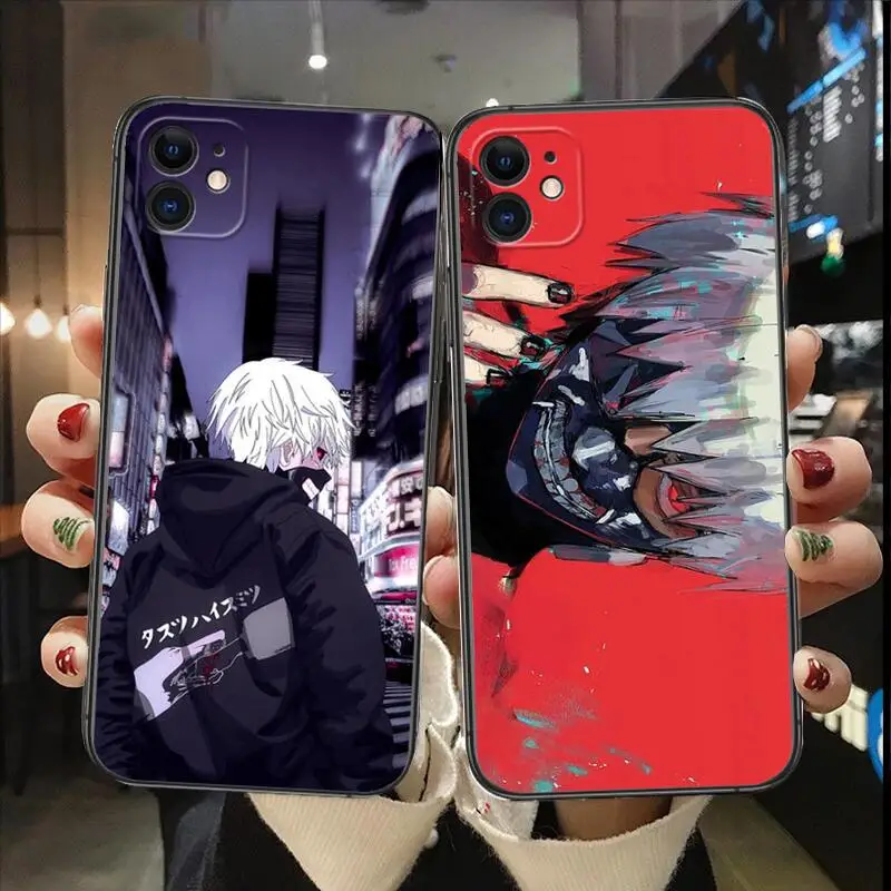 

Tokyo Ghoul TPU Fashion Anime Phone Case for IPhone 13 12 11 14 Pro Max Mini SE XR X XS Max 8Plus 7plus New Shell Phone Cover