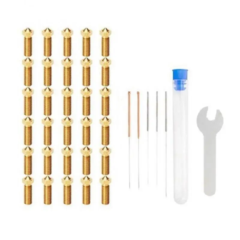 

New Tweezers Accessories 10 0.4mm Cleaning Steel Needle Parts Mk8 Nozzle 3d Printer 100.4mm Tool Set Cleaning Tool 2023