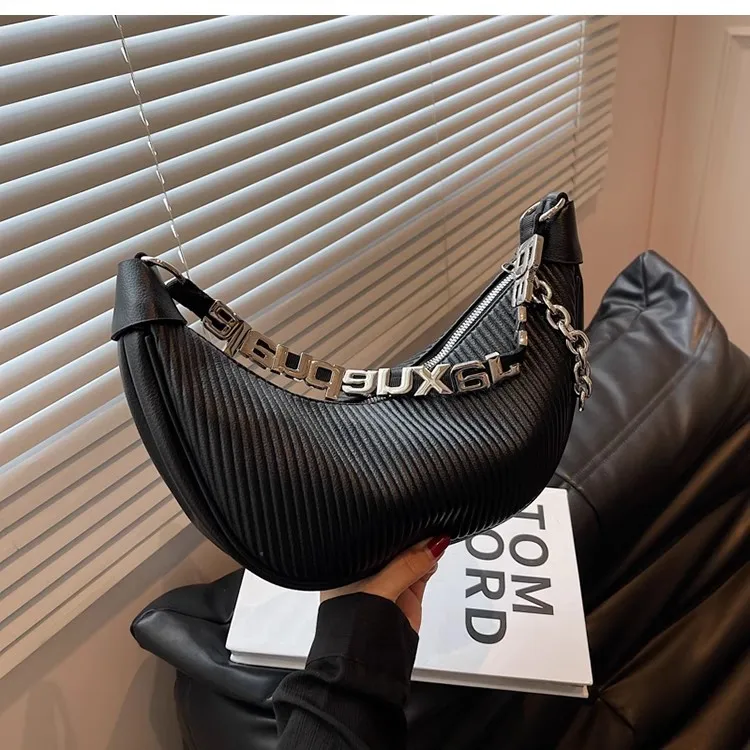 

bags for women 2023 luxury bolso replica Fashion Retro Handbag Female Letter chain bag shopping bag shoulder fold bag