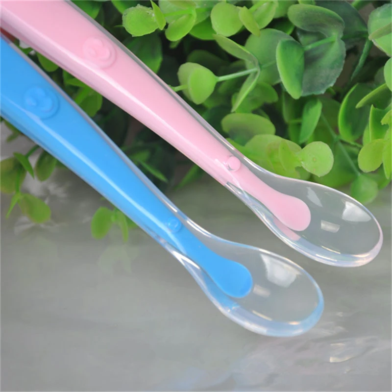 

Tableware Baby Spoon Fork Set Utensil Safety Tableware Infant Solid Feeding Flatware For Baby Feeding Spoon Safety Spoon