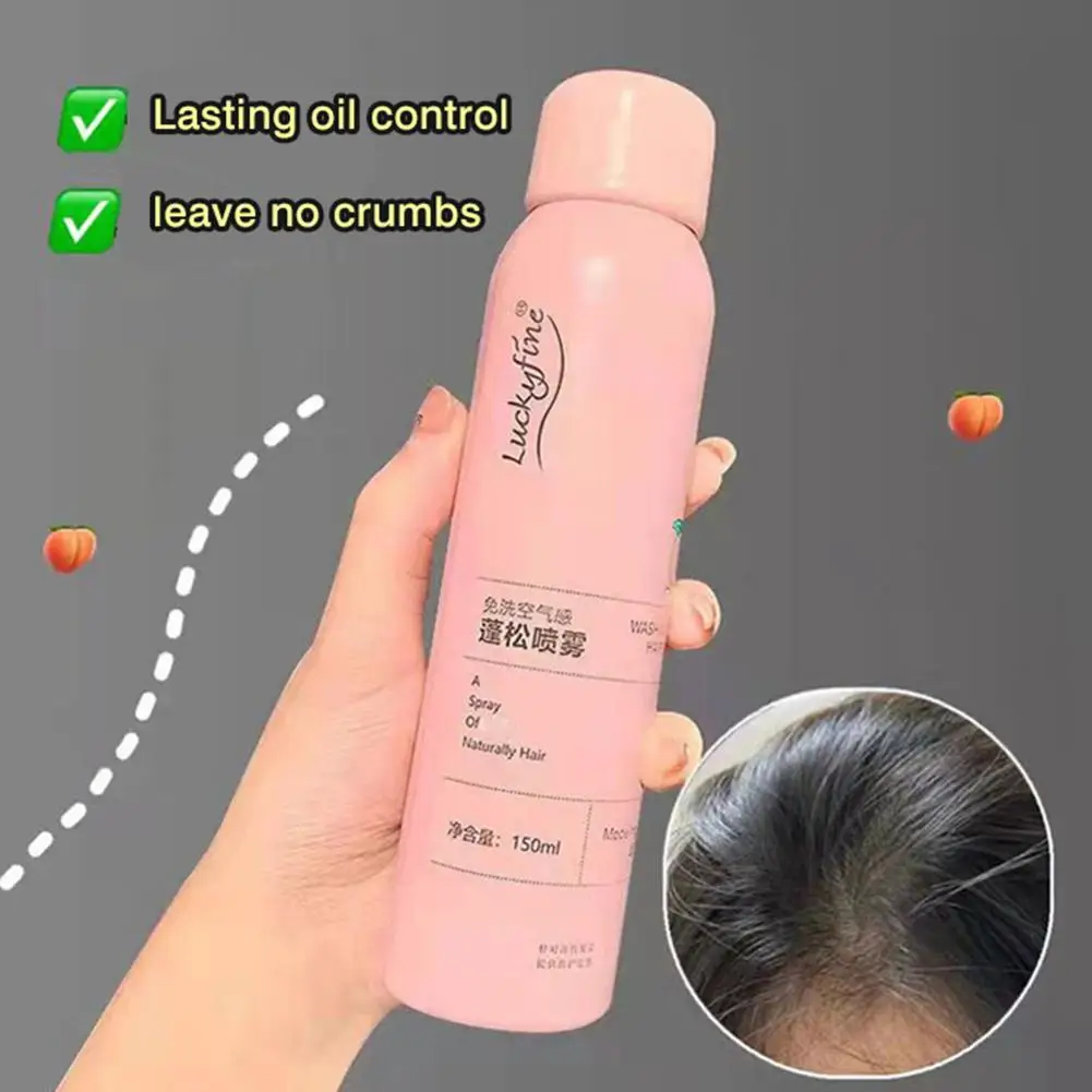 

4pces Dry Hair Spray Hair Refreshing Peach Spray