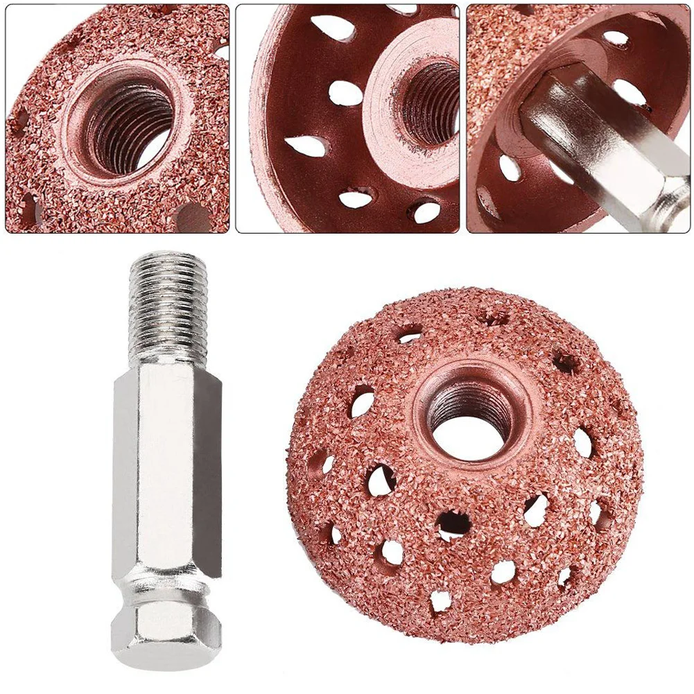 

Automotive Tools Buffing Wheel 42mm Set Thread 9mm/0.35inch Tungsten Alloy With Linking Rod 70 Grid Grinder Buffing Wheel