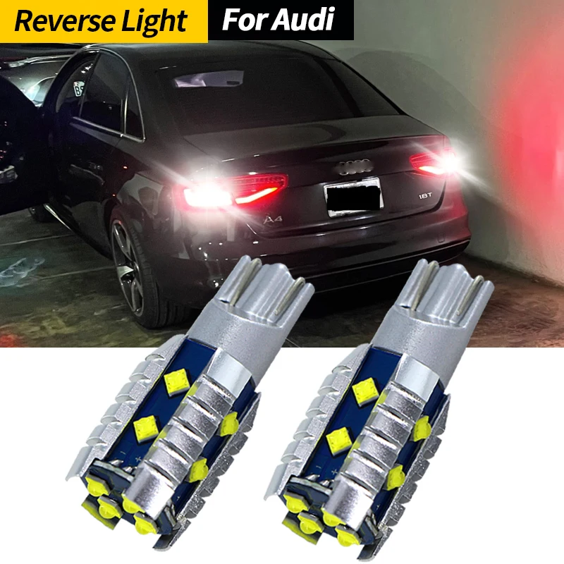 

Светодиодная лампа задсветильник хода W16W T15 921 Canbus без ошибок для Audi A1 8X A3 8P A4 B8 B9 A5 A6 C6 C7 A8 Q2 Q3 Q5 TT 8J, 2 шт.