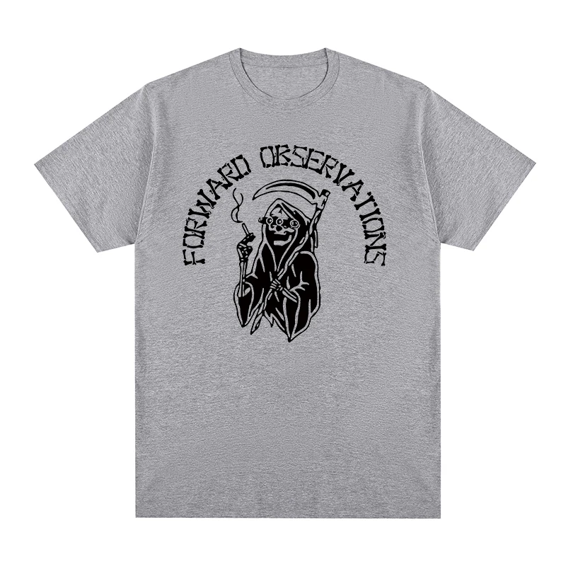 

Forward Observations Group Vintage T-shirt Death Skeleton Satan Cotton Men T shirt New TEE TSHIRT Womens Tops