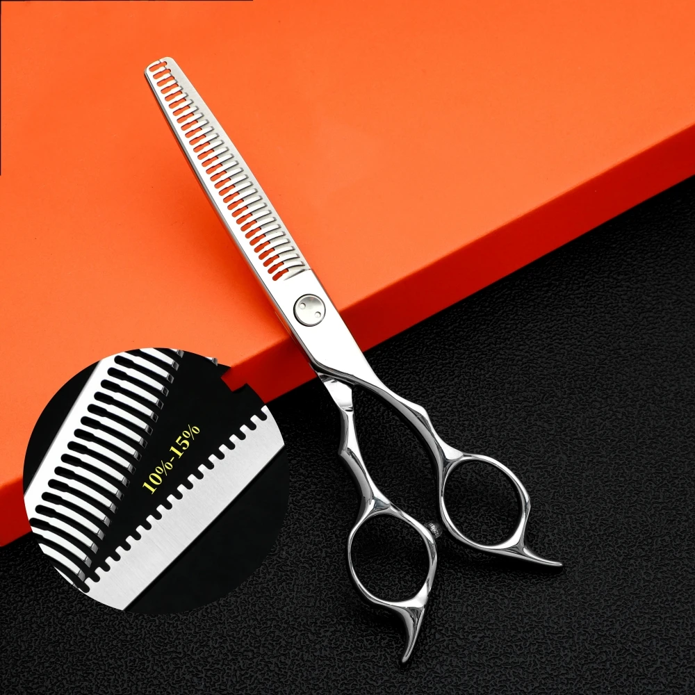 Профессиональные парикмахерские ножницы филировочные с зубцами обеих сторон