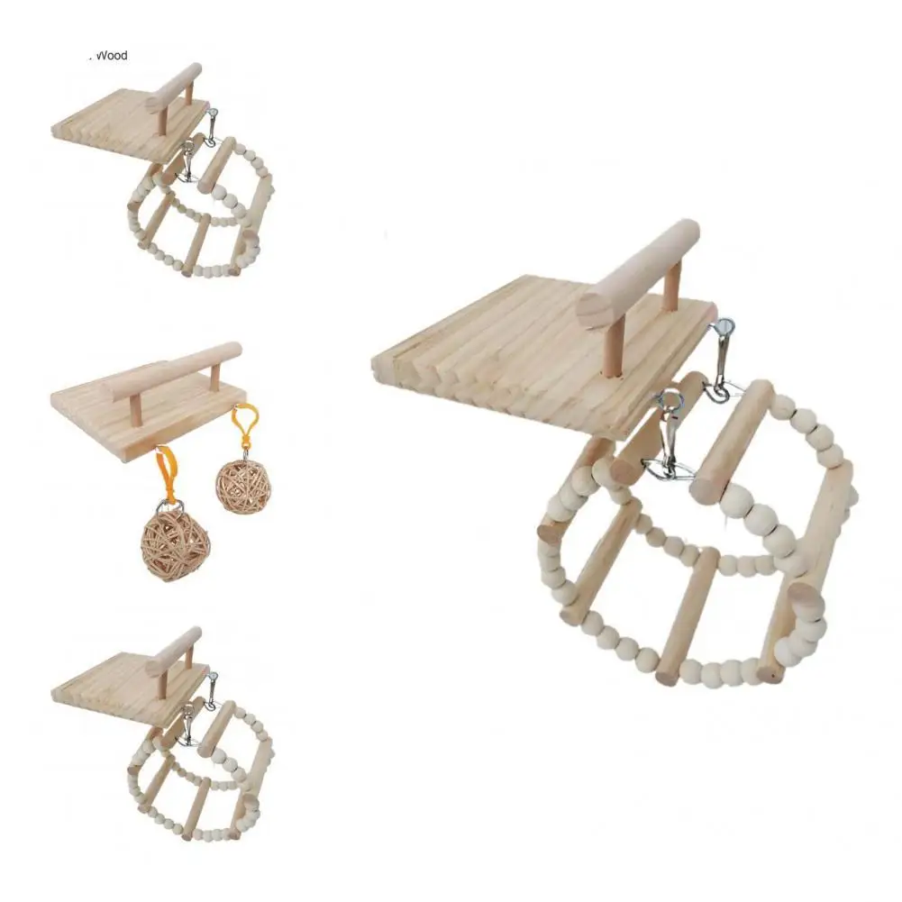 

Relieve Boredom Eco-friendly Ladder Small Animal Sepak Takraw Toy for Guinea Pig