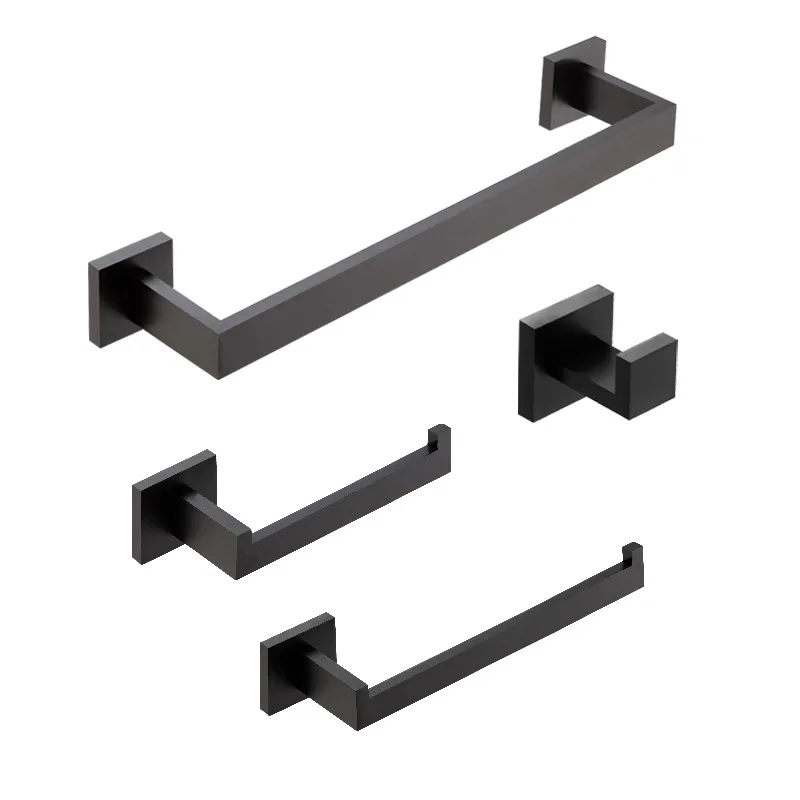 

Bathroom Hardware Sets Stainless Steel towel holder Robe Hook Towel Bar bathroom Toilet Paper Holder Bathroom Accessories Sets