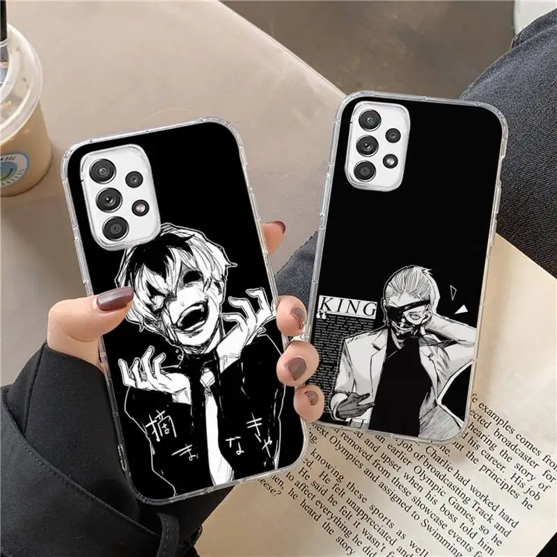 

Tokyo Ghoul Cool Japanese Anime Phone Case For Samsung A 51 50 52 12 21s 31 40 70 71 note S 20 10 21 ultra plus fe clear case