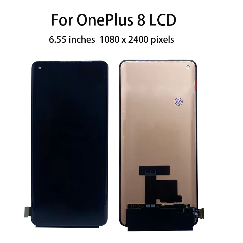 ЖК-дисплей 6 55 дюйма AMOLED для OnePlus 8 сенсорный экран с дигитайзером IN2013 IN2017 IN2011 IN2010