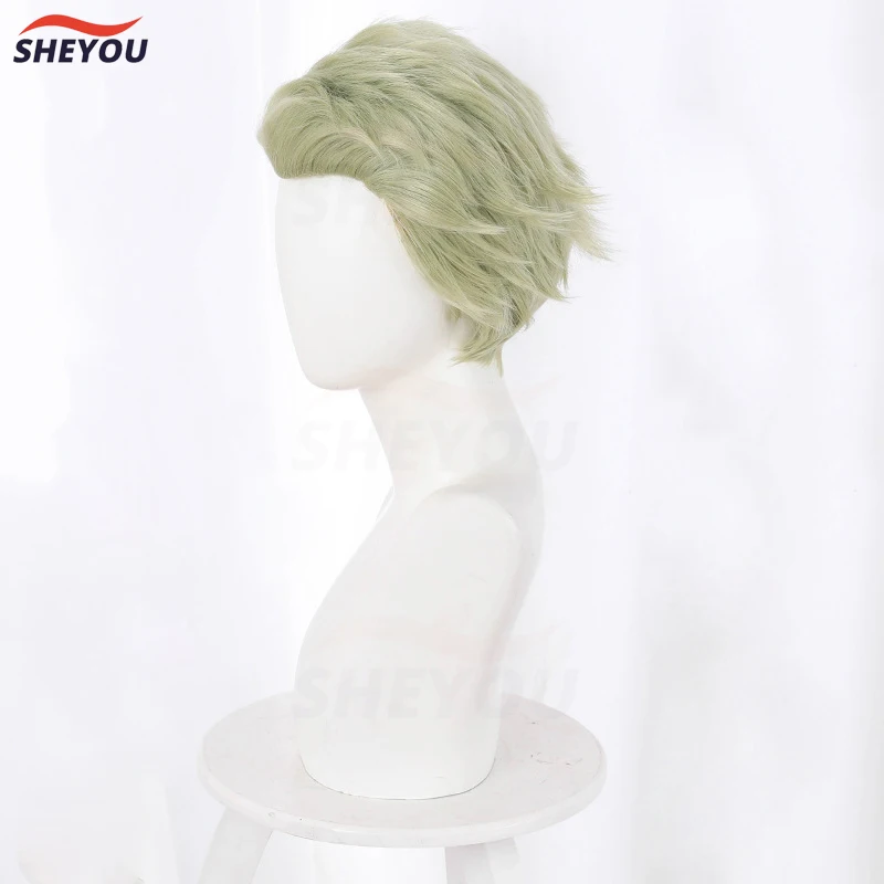 Kento Nanami Косплей парики аниме короткие желтые зеленые термостойкие синтетические