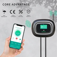 khons wallmount electric vehicle charging station v charger 3 phase 22kw evse wallbox support mobile app and wifi remote control
