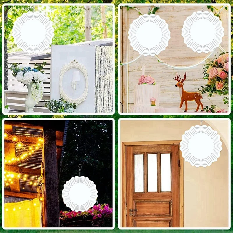 8 шт. заготовки для сублимационного ветрового спиннера 8-дюймовый ветровой