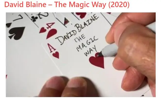 

David Blaine-Волшебный путь (2020), волшебные трюки