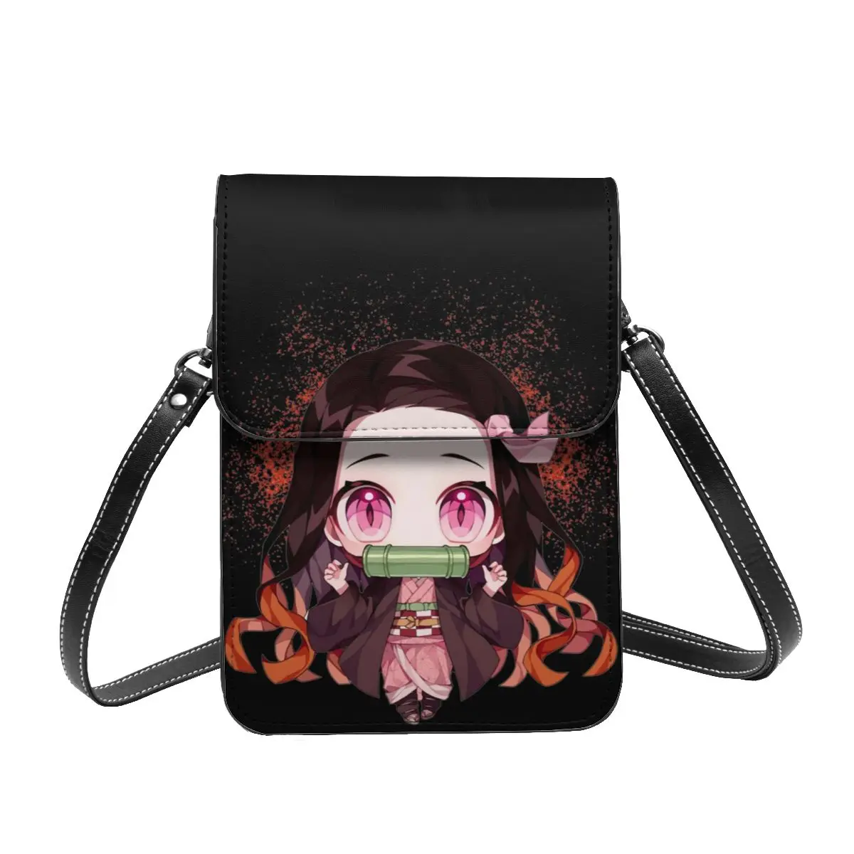 

Сумка на плечо Nezuko с рассеканием демонов Kimetsu no Yaiba, женская модная сумка, многоразовая кожаная деловая сумка