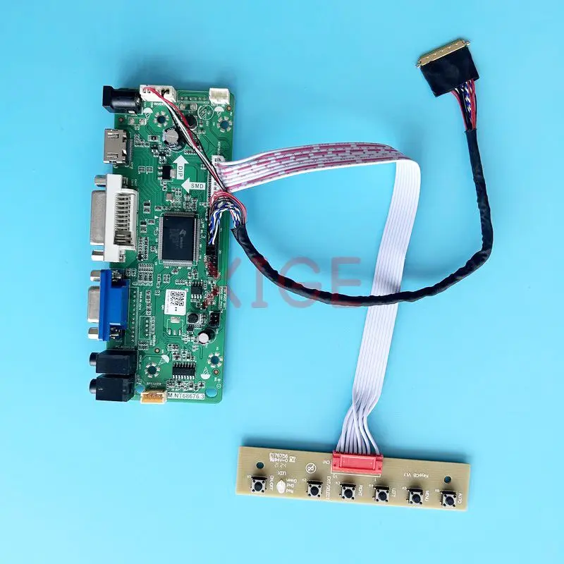 Совместимый с HDMI экран для ноутбука 1366 дюйма VGA DVI 40-Pin LVDS