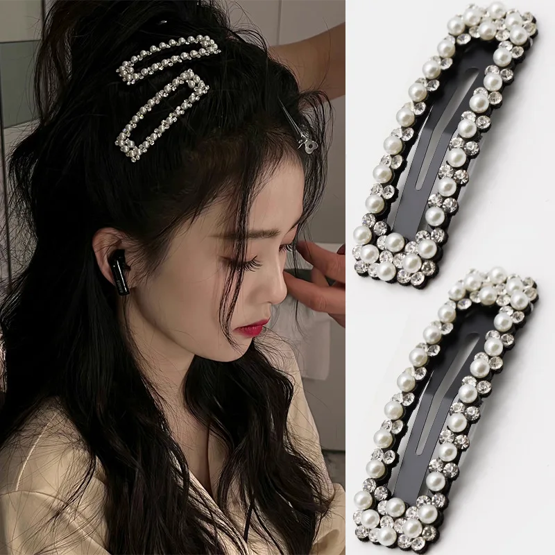 

Красная сетка с одной шпилькой Новинка 2022 корейский элегантный темпераментный французский японский и корейский боковой зажим головной убо...