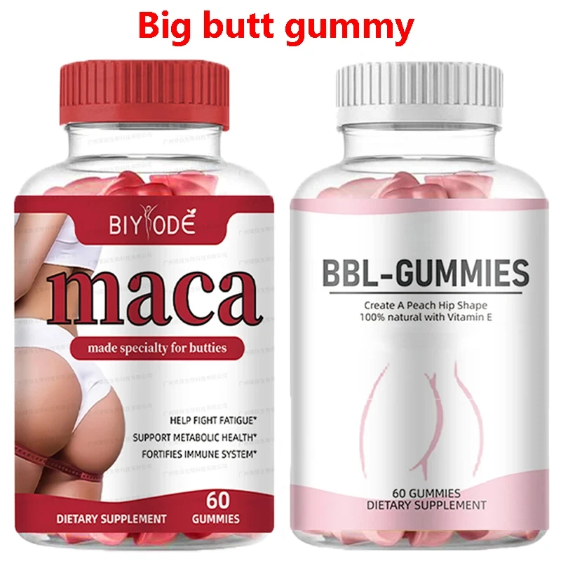 

MACA GUMMIES+Hip Lifting Soft Candy Create a 100% Natural Peach Hip Shape to Enhance Energy Balance and Female Hormones