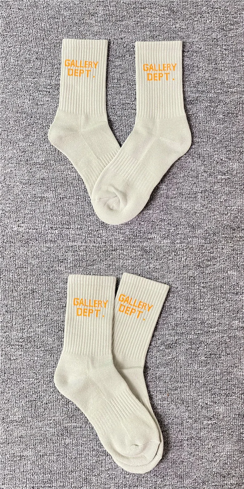 5Pairs/Set Gallery Dept Tide Men Women Style Letter Socks Letters Merch Accessories Cozy Socks Soft Wonderful Gifts