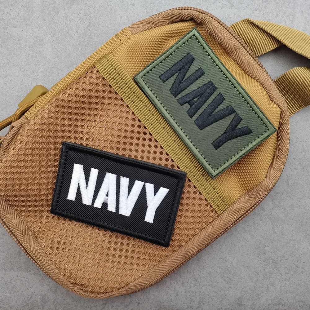 Тактическая АРМИЯ ВМФ США Зеленый Черный Письмо Вышивка Качество Грудь Плечо