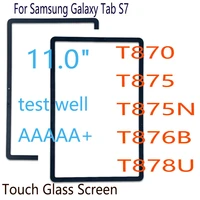 11%e2%80%99%e2%80%99 for samsung galaxy tab s7 t870 t875 t876 t878 front glass no touch digitizer lcd display screen outer panel glass replace
